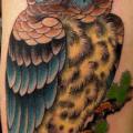 Shoulder Owl tattoo by Kings Avenue