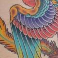 Side Japanese Phoenix tattoo by Kings Avenue