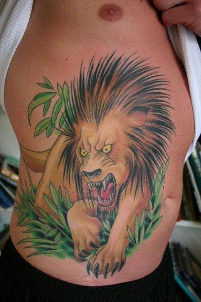Side Lion Tattoo by Kings Avenue