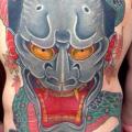 tatuagem Japonesas Costas Demônio Glúteo por Chopstick Tattoo