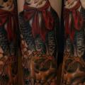 Arm Totenkopf Adler tattoo von Antony Tattoo