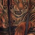 tatuaje Brazo Realista Tigre por Antony Tattoo