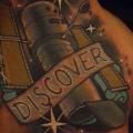 Hand Satellite tattoo by Antony Tattoo