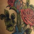 Flower Thigh Diamond tattoo by Antony Tattoo