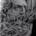 Shoulder Beard tattoo by Westfall Tattoo