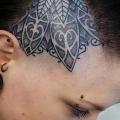 Kopf Geometrisch tattoo von Inky Joe