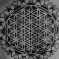 Back Geometric tattoo by Corey Divine