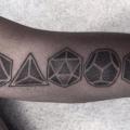 tatuaje Brazo Geométrico por Corey Divine