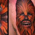 tatuaje Brazo Star Wars Chewbacca por Marked For Life