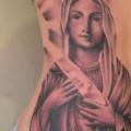 Side Religious tattoo by Marked For Life