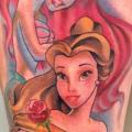 Fantasy Thigh Movie tattoo by Marked For Life