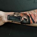 tatuaggio Braccio Astratto di Toko Lören Tattoo