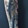 tatuaje Brazo Pescado por Toko Lören Tattoo