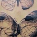 Back Butterfly tattoo by Toko Lören Tattoo