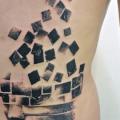 Side Abstract tattoo by Toko Lören Tattoo