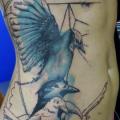 tatuaggio Fianco Uccello di Toko Lören Tattoo