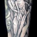 Arm Frauen Abstrakt tattoo von Jan Mràz