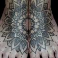 Foot Dotwork Geometric tattoo by Jan Mràz