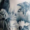 tatuaggio Schiena Uccello di Dead Romanoff Tattoo