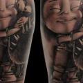 Arm Character tattoo by Piranha Tattoo Studio