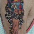 Schulter Abstrakt tattoo von Piranha Tattoo Studio