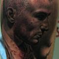 tatuaggio Braccio Ritratti Realistici Robert De Niro di Fredy Tattoo