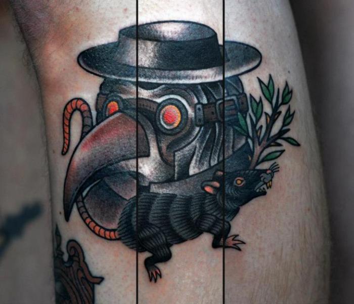 Tatuaje Fantasy Old School por Philip Yarnell