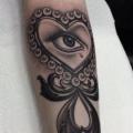 Arm Heart Eye tattoo by Pete the Thief