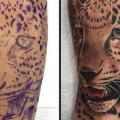 tatuaggio Braccio Realistici Tigre di Pete the Thief