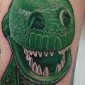 Fantasy Dinosaur Toy Story tattoo by Pete the Thief