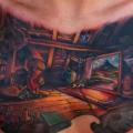 Fantasy Chest tattoo by The Art of London
