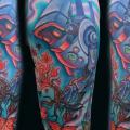 tatuaggio Spalla Fantasy Robò Foglia di The Art of London
