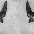 Chest Swallow tattoo by Custom Ink Tattoo