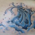 Schulter Fantasie Wellen tattoo von Custom Ink Tattoo