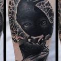 Auge Dotwork Abstrakt tattoo von Rock n Ink Tattoo
