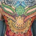 Rücken Geometrisch Abstrakt tattoo von Anthony Ortega