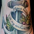 New School Foot Anchor tattoo by White Rabbit Tattoo