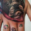 Hund Hand tattoo von White Rabbit Tattoo
