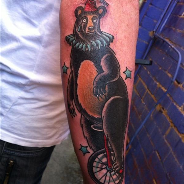 Tatuaggio Braccio Fantasy Orso di Devils Ink Tattoo