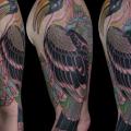 Shoulder New School Bird tattoo by Devils Ink Tattoo