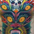 Old School Bauch Teufel tattoo von Chapel Tattoo