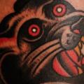 Old School Panther tattoo by Chapel Tattoo