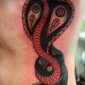 Snake Old School Side tattoo by Chapel Tattoo