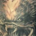 tatuaggio Braccio Fantasy Mostri di Herzstich Tattoo