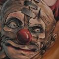 Chest Clown tattoo by Pawel Skarbowski