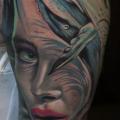 Schulter Porträt Wal tattoo von Pawel Skarbowski