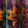 Arm Flower tattoo by Redberry Tattoo