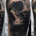 Shoulder Skull tattoo by Redberry Tattoo
