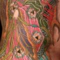 tatuaje Lado Japoneses Dragón Geisha por RG74 tattoo