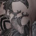 Bein Seite Adler tattoo von RG74 tattoo
